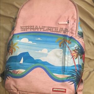 Sprayground Pink Island Paradise Backpack